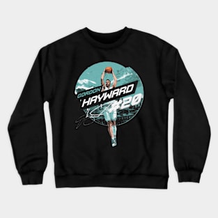 gordon hayward city emblem Crewneck Sweatshirt